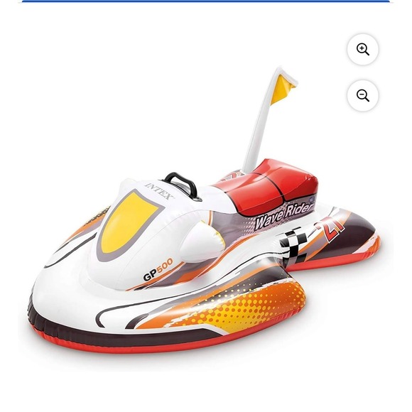 Intex Wave Rider GP500 Inflatable Jet Ski Pool Float Ride On Toy Pool Kids‎ 3+ - Picture 2 of 6